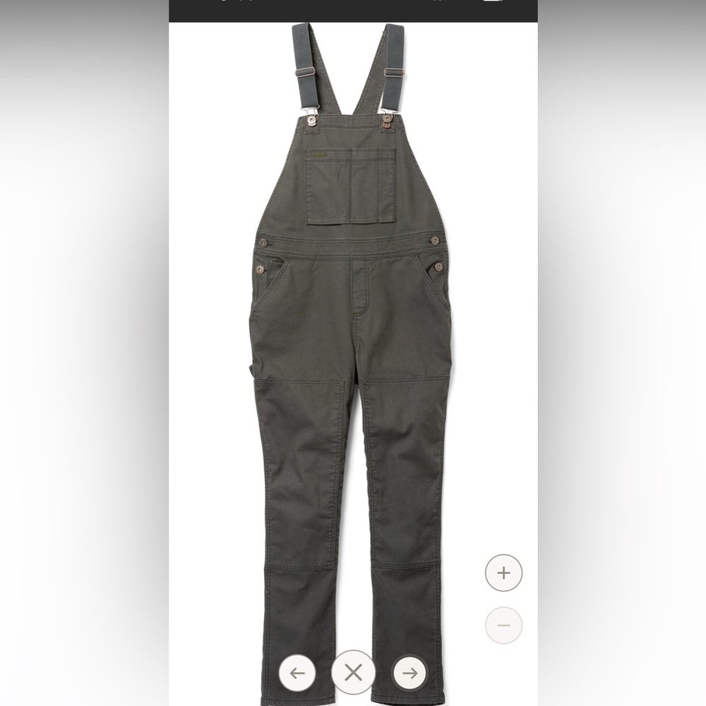 REI trailsmith overalls - pirate black color
